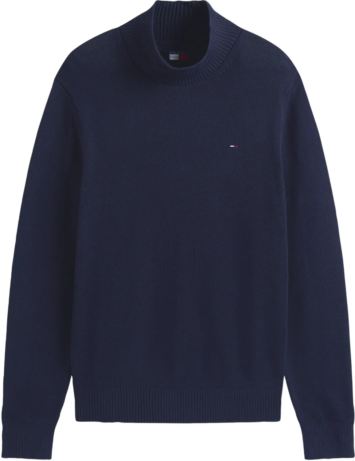 Tommy Jeans TJM Slim Sweat Pullover Herren Schwarz L?