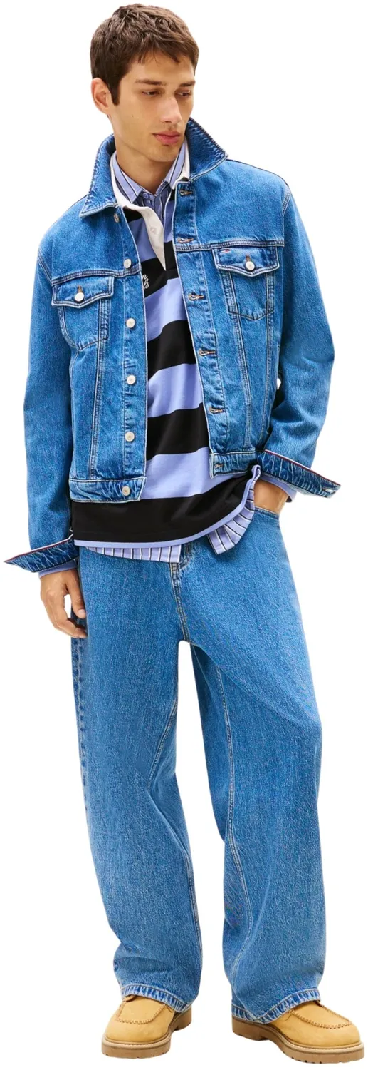 Tommy Jeans Ryan Trucker-Jacke Herren S Jeansblau