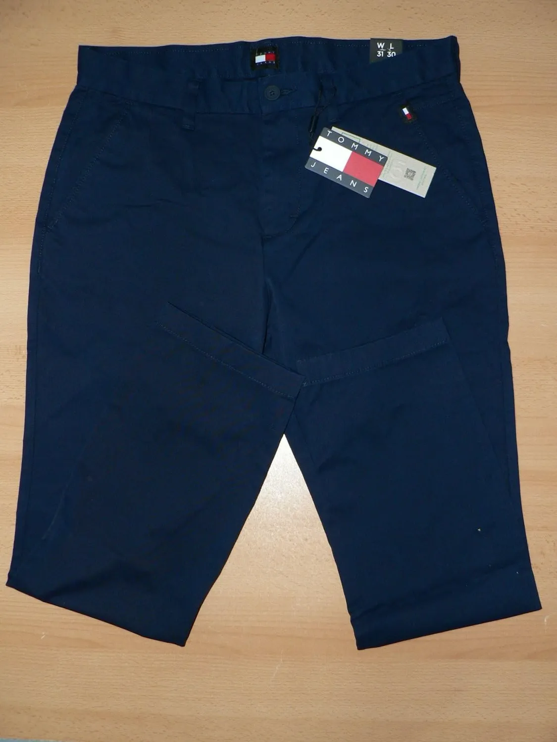 Tommy Jeans Austin Stretch Herren Chino Schwarz Slim