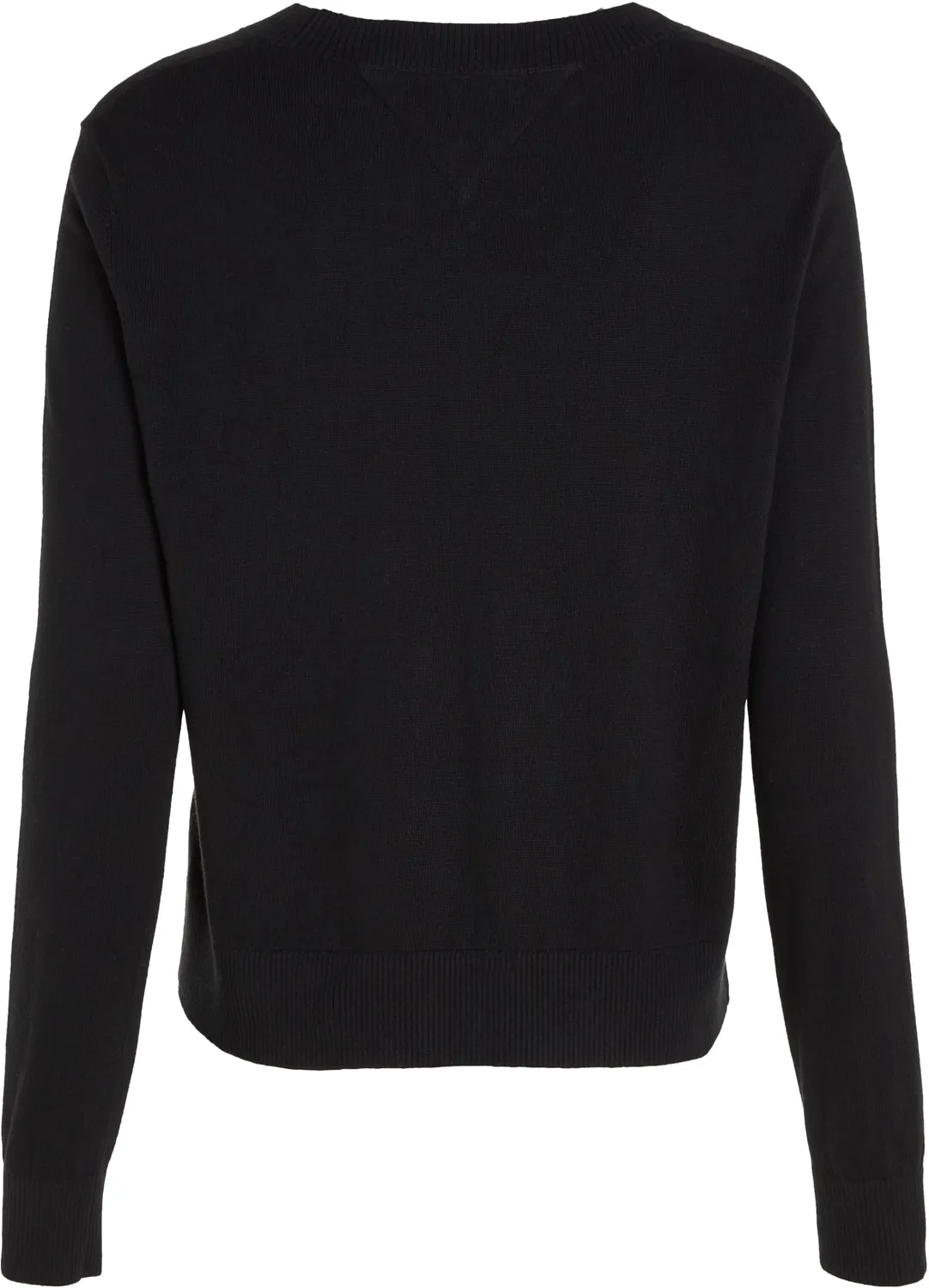 Tommy Jeans Damen Pullover Rundhals Schwarz XS