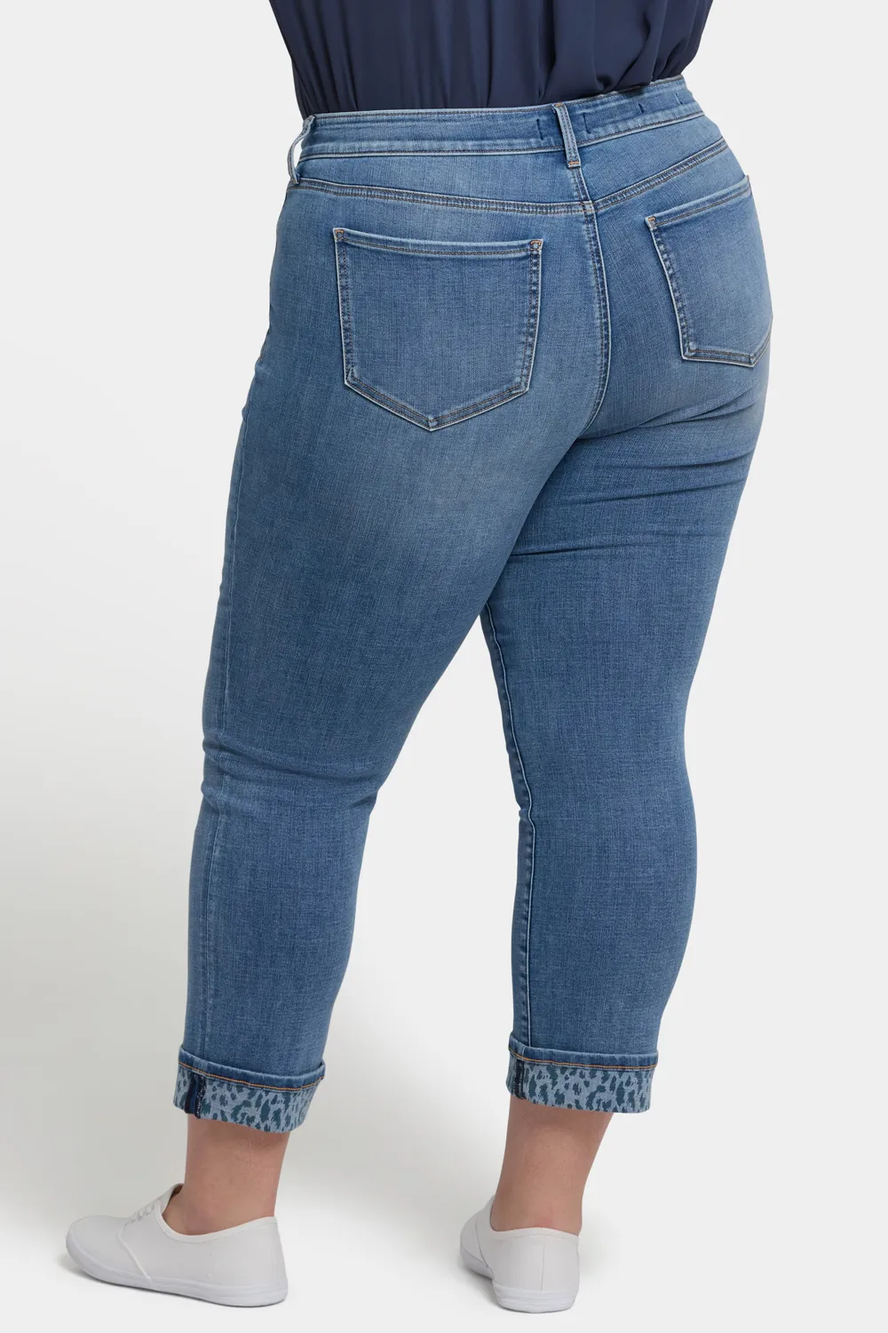 NYDJ Marilyn Straight Plus Jeans Barcelona Breeze
