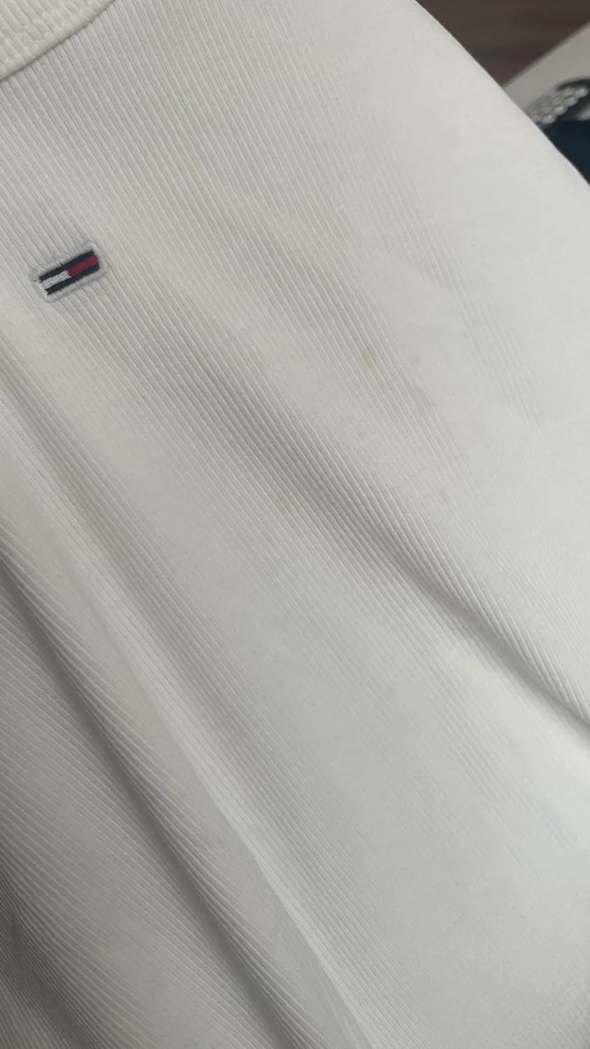 Tommy Jeans Essential Rib Slim Fit T-Shirt M 2er Pack gerippt