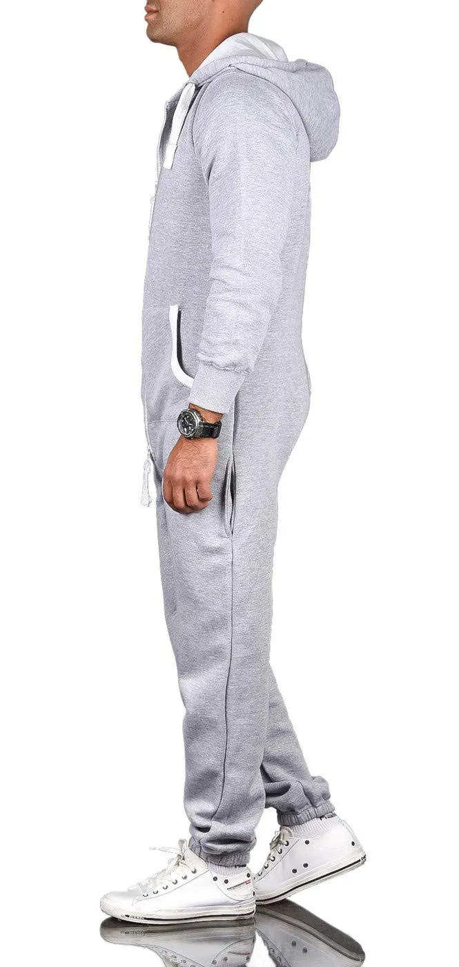 Alessandro Salvarini AS-039 Jumpsuit Trainingsanzug Herren elastisch