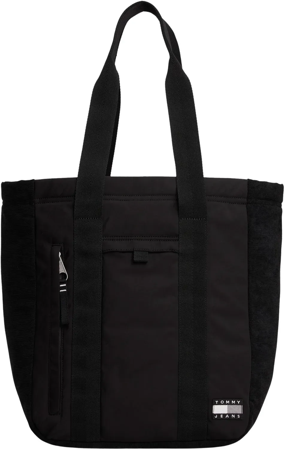 Tommy Jeans Daily Tech Tote Bag Schwarz Reiverschluss