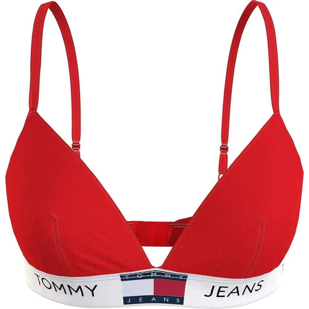 Tommy Jeans Triangel Padded Stretch BH Schwarz gepolstert