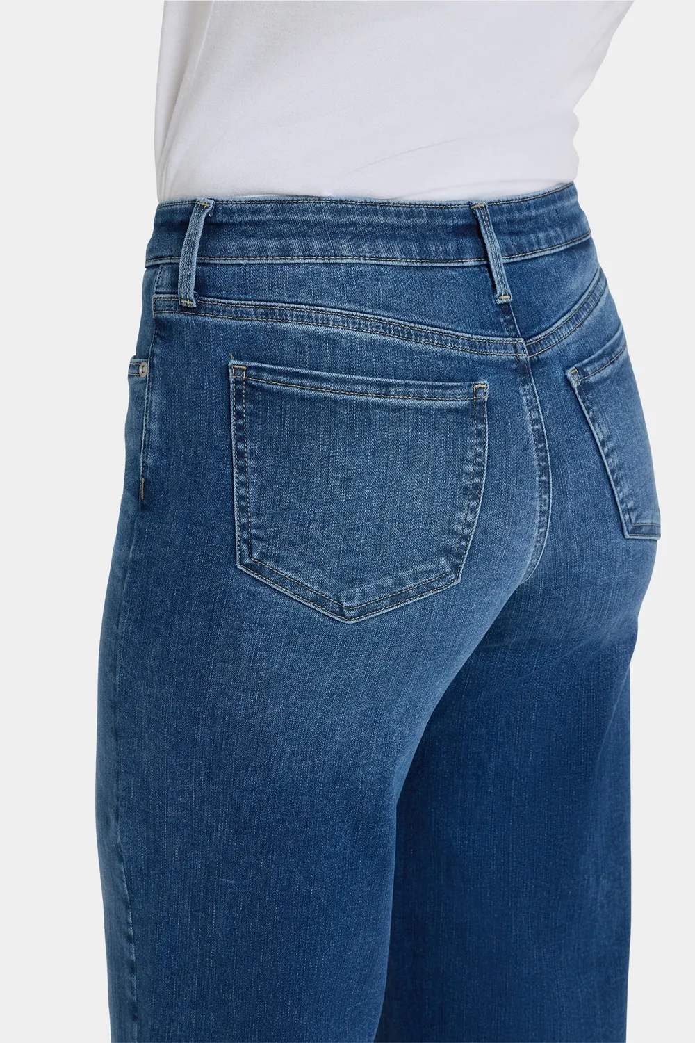 NYDJ Teresa Wide Leg Ankle Jeans Opera Blue