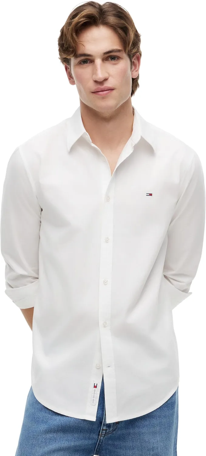 Tommy Jeans Langarmshirt Herren Gr. L Baumwolle