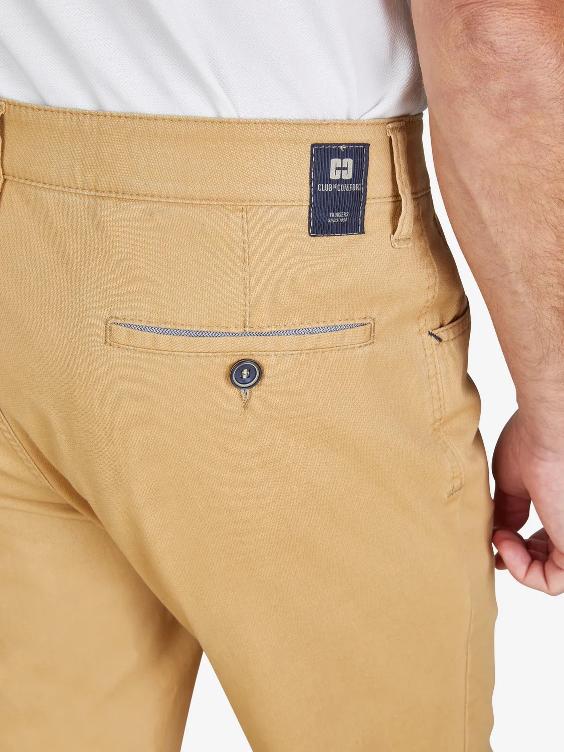 Club of Comfort Marvin 7907 Hose gelb Regular Fit