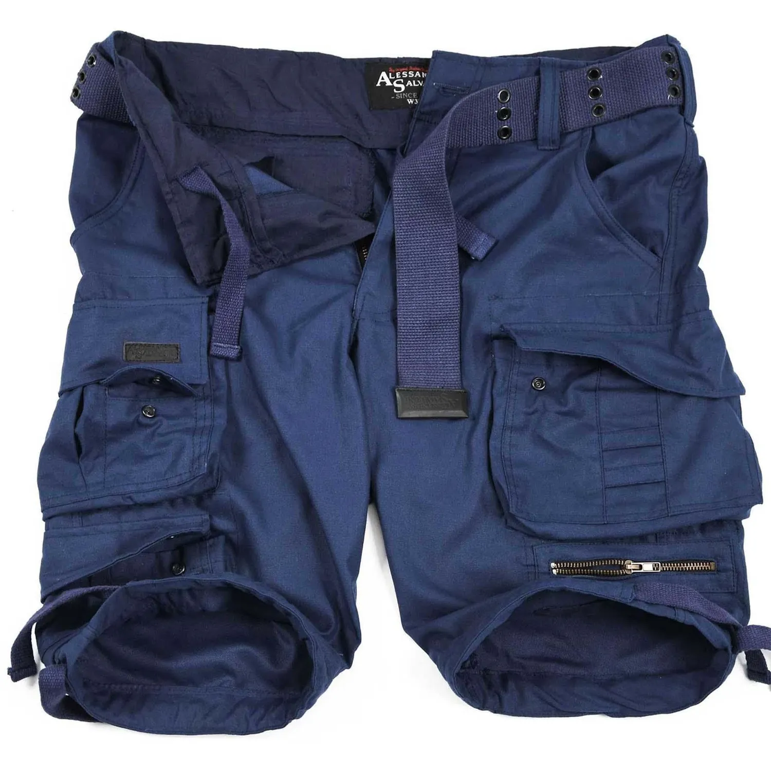 Alessandro Salvarini AS-079 Cargo Shorts kurze Hose 8 Taschen