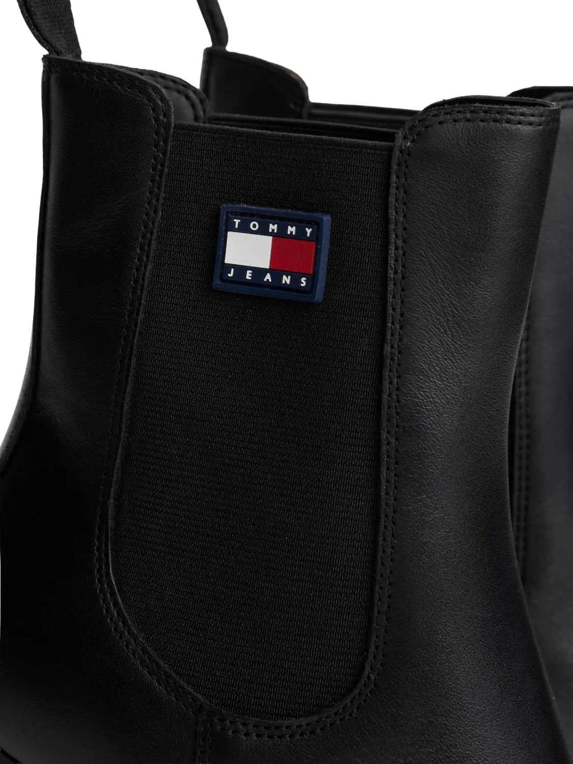 Tommy Jeans Mid Boot Leder Stiefel Damen mit Absatz