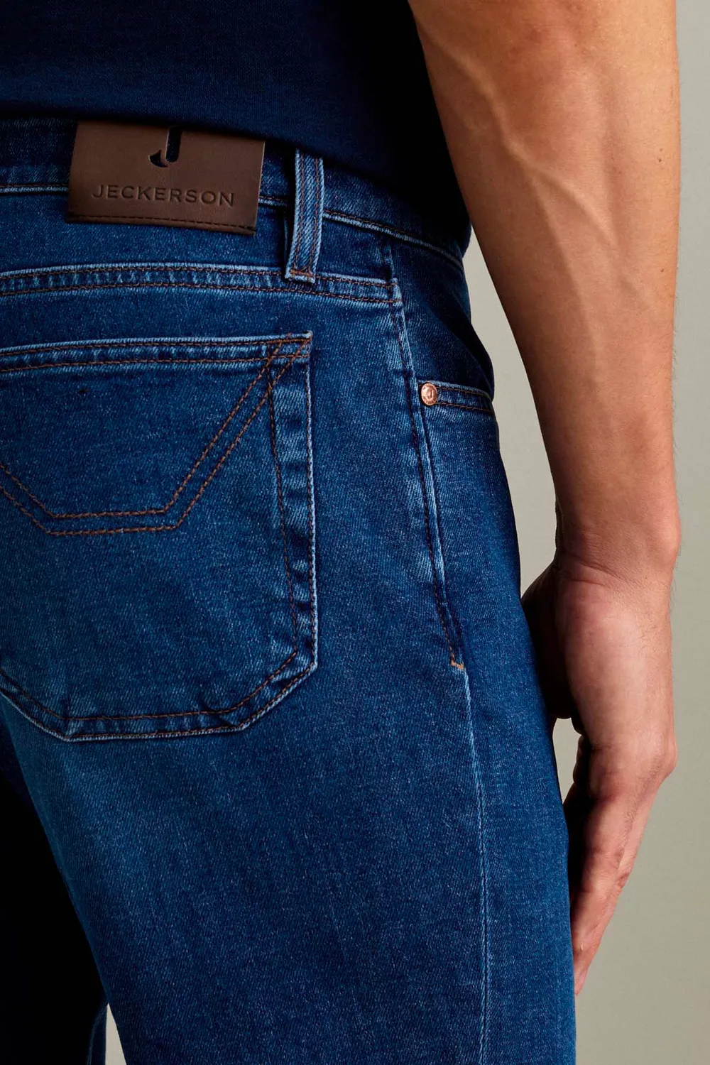 Jeckerson Jordan Jeans dunkelblau Slim Fit Denim