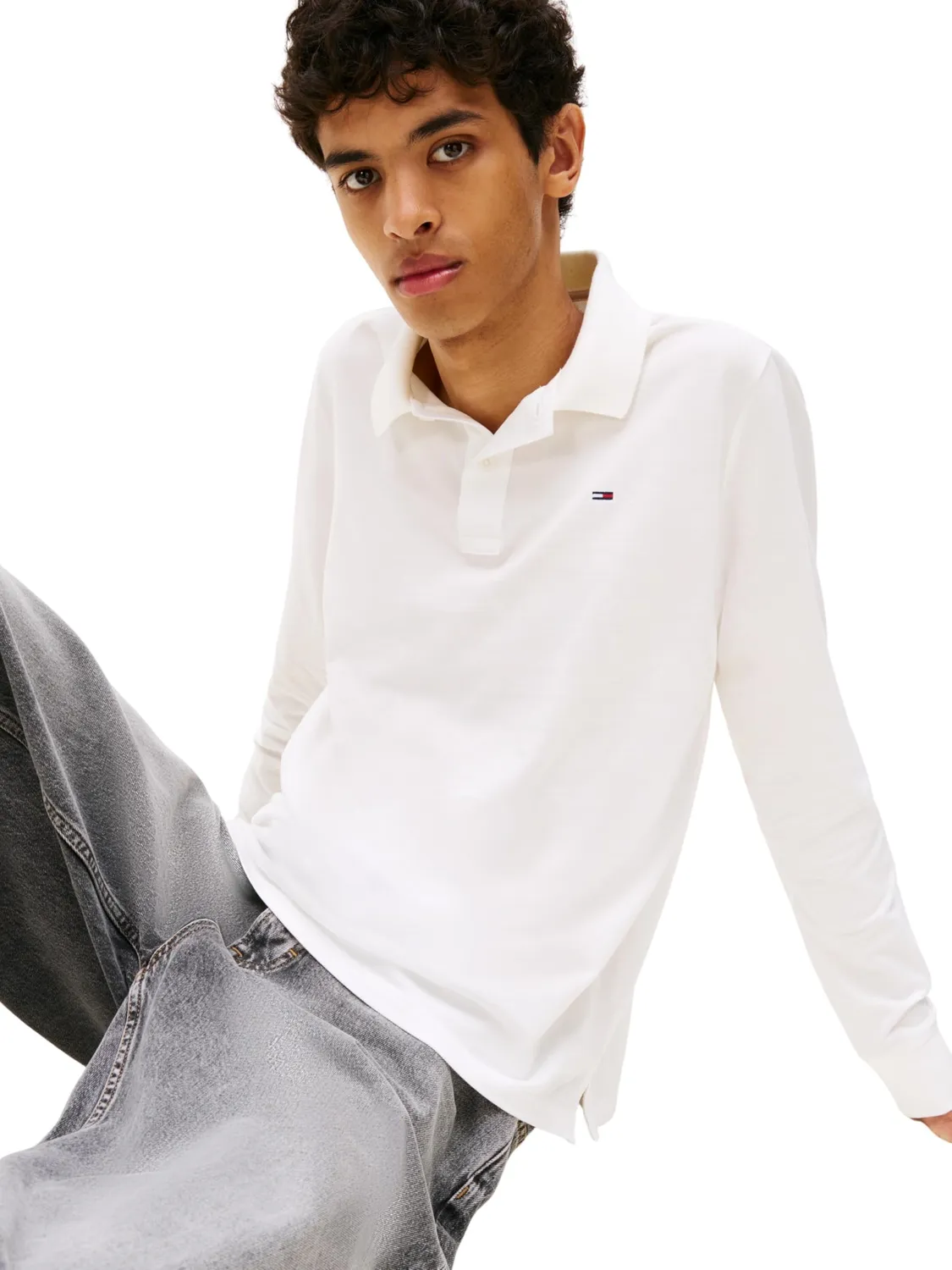 Tommy Jeans TJM Slim Placket DM0DM20232 Polo 1er