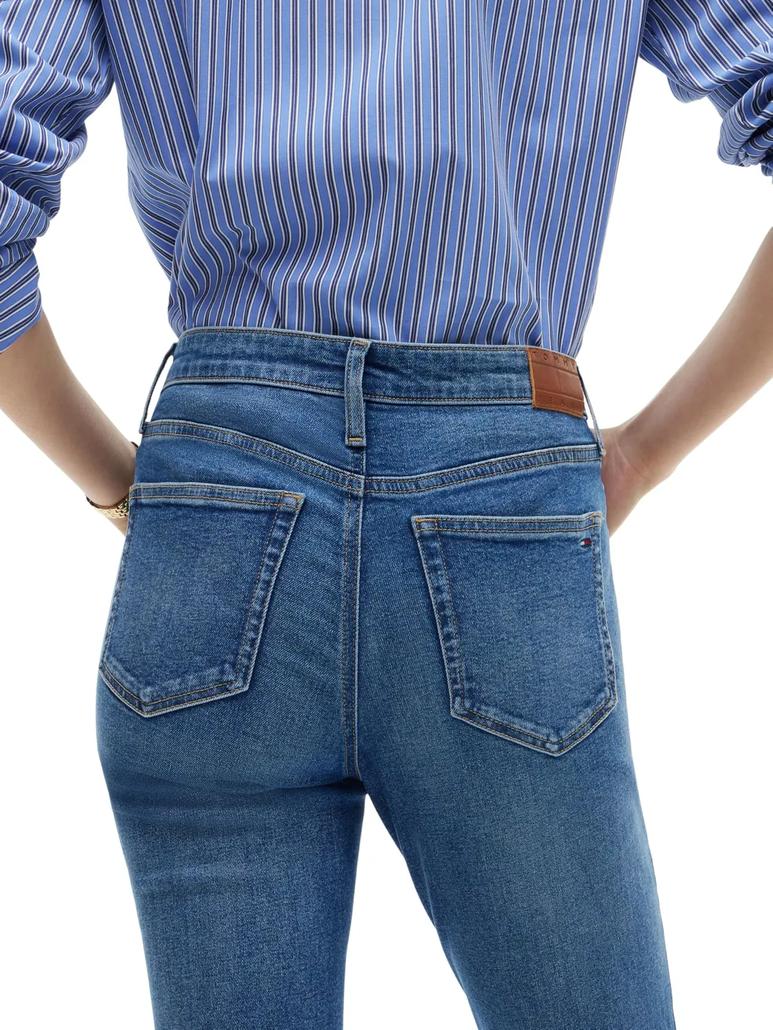 Tommy Jeans Nora Skinny Jeans 29W/34L Mid Rise Denim