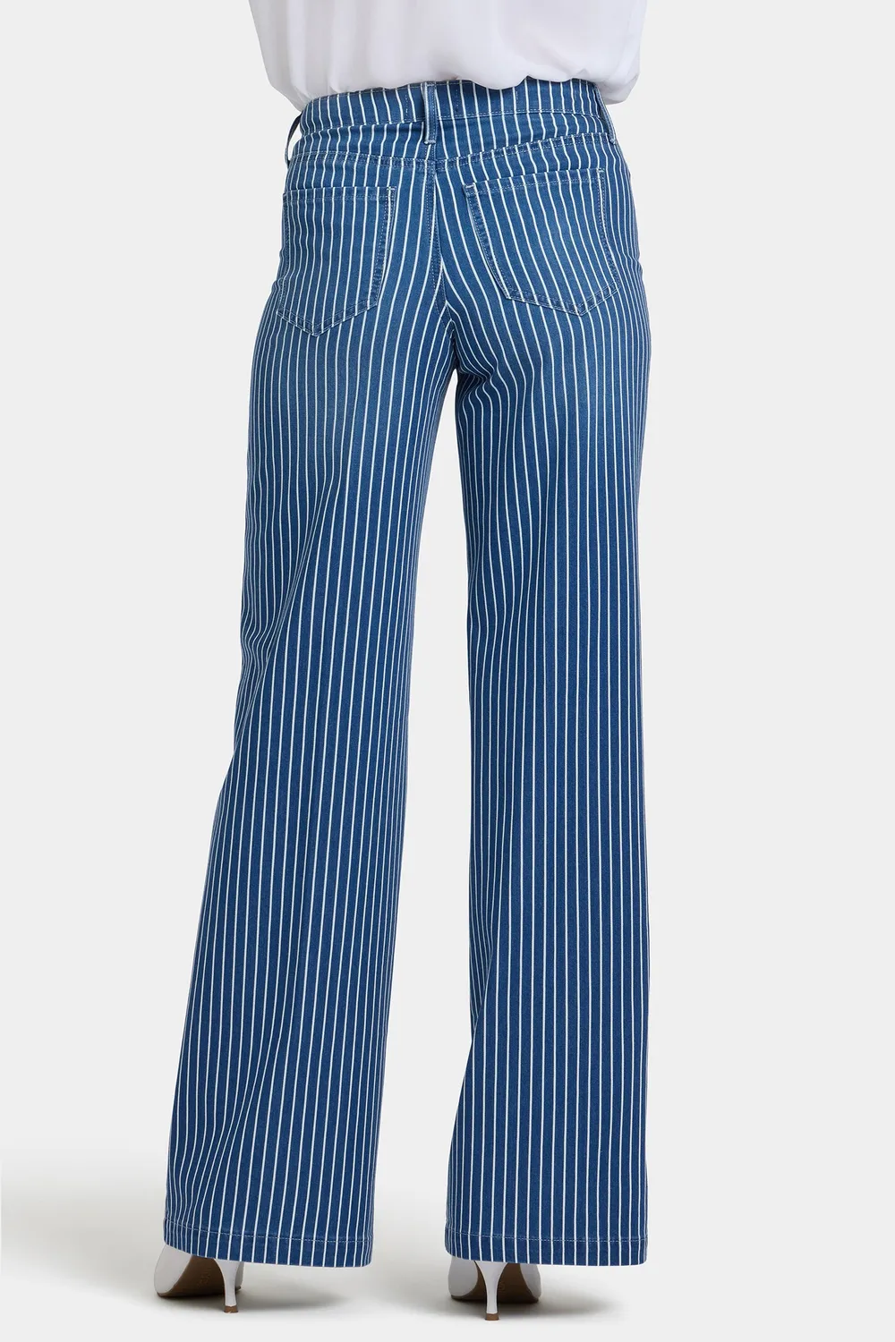 NYDJ Teresa Wide Leg Jeans Marseille Stripe