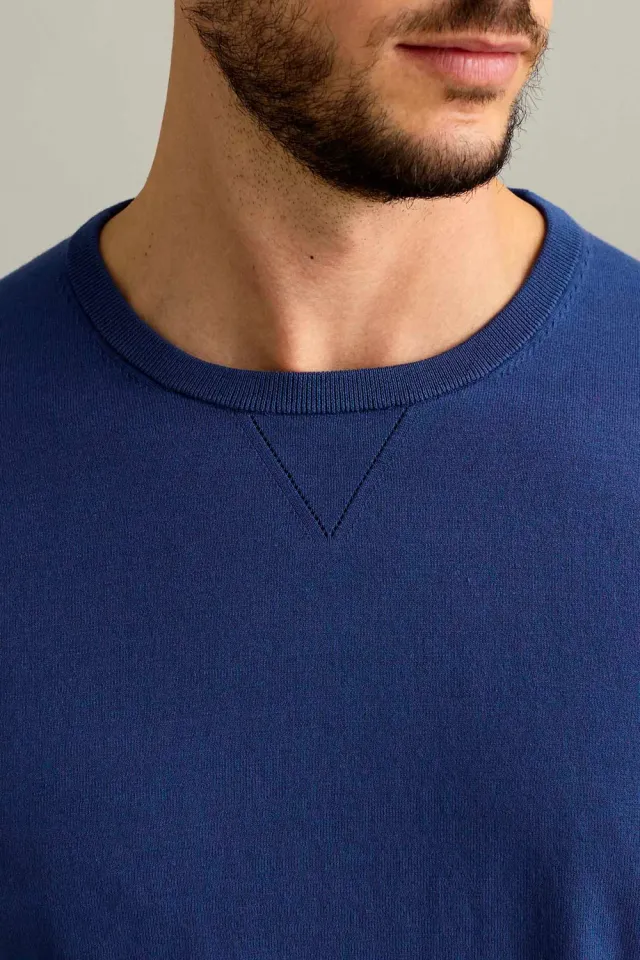 Jeckerson T-Shirt hellblau Baumwolle Kurzarm fein