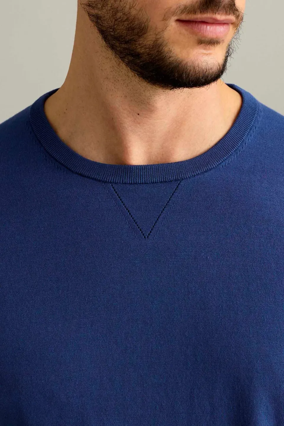 Jeckerson T-Shirt hellblau Baumwolle Kurzarm fein