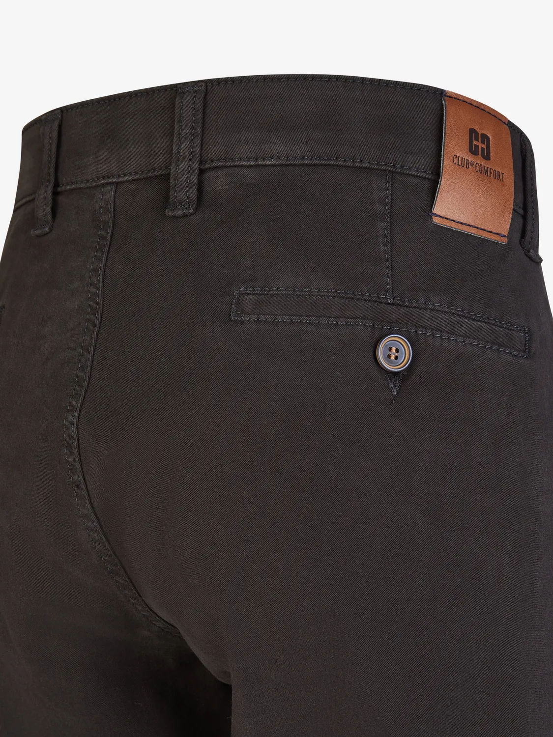 Club of Comfort Garvey 8070 Chino schwarz Stretch