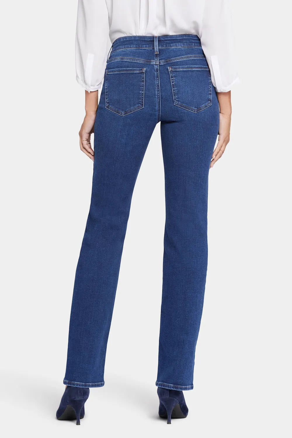 NYDJ Marilyn Straight Jeans Cooper Dunkelblau