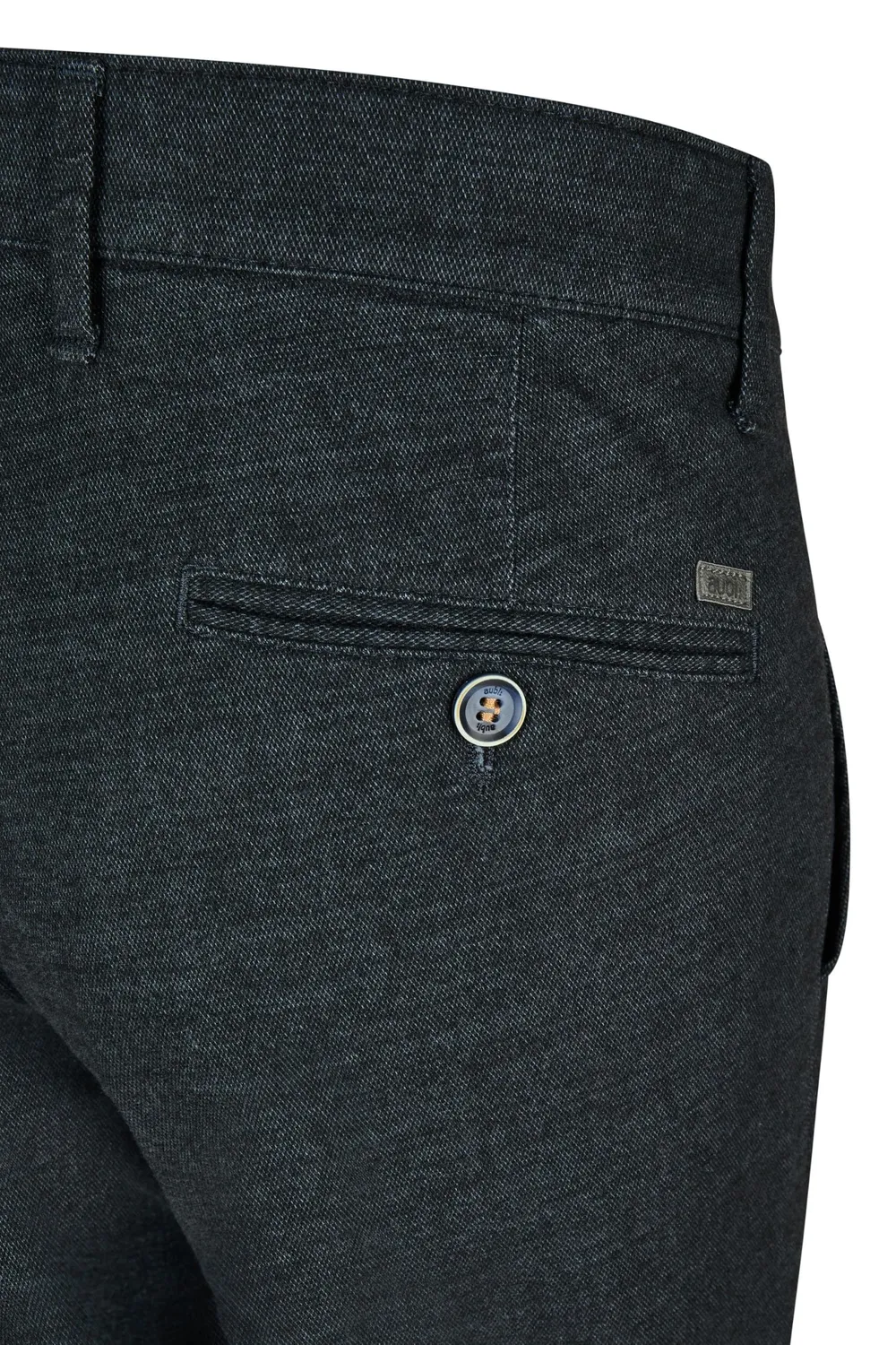 AUBI 526 Herren Chinohose Anthrazit Wool Look