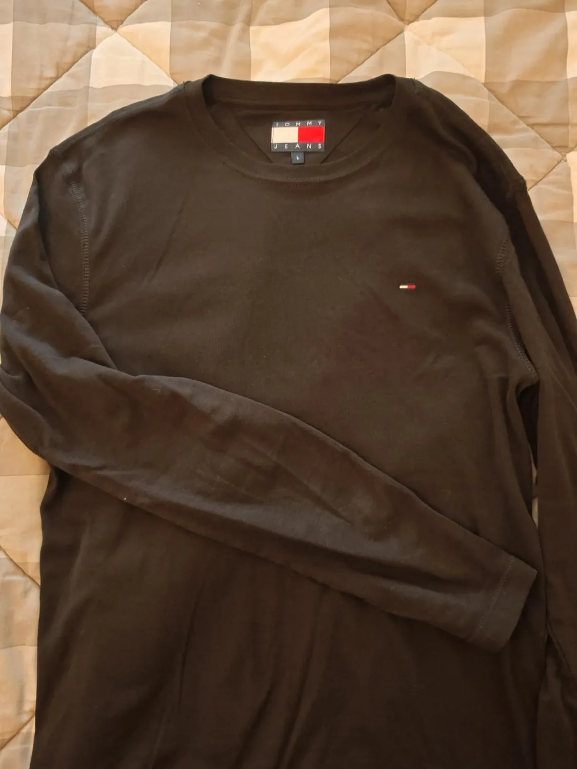 Tommy Jeans TJM Original Langarmshirt L Baumwolle