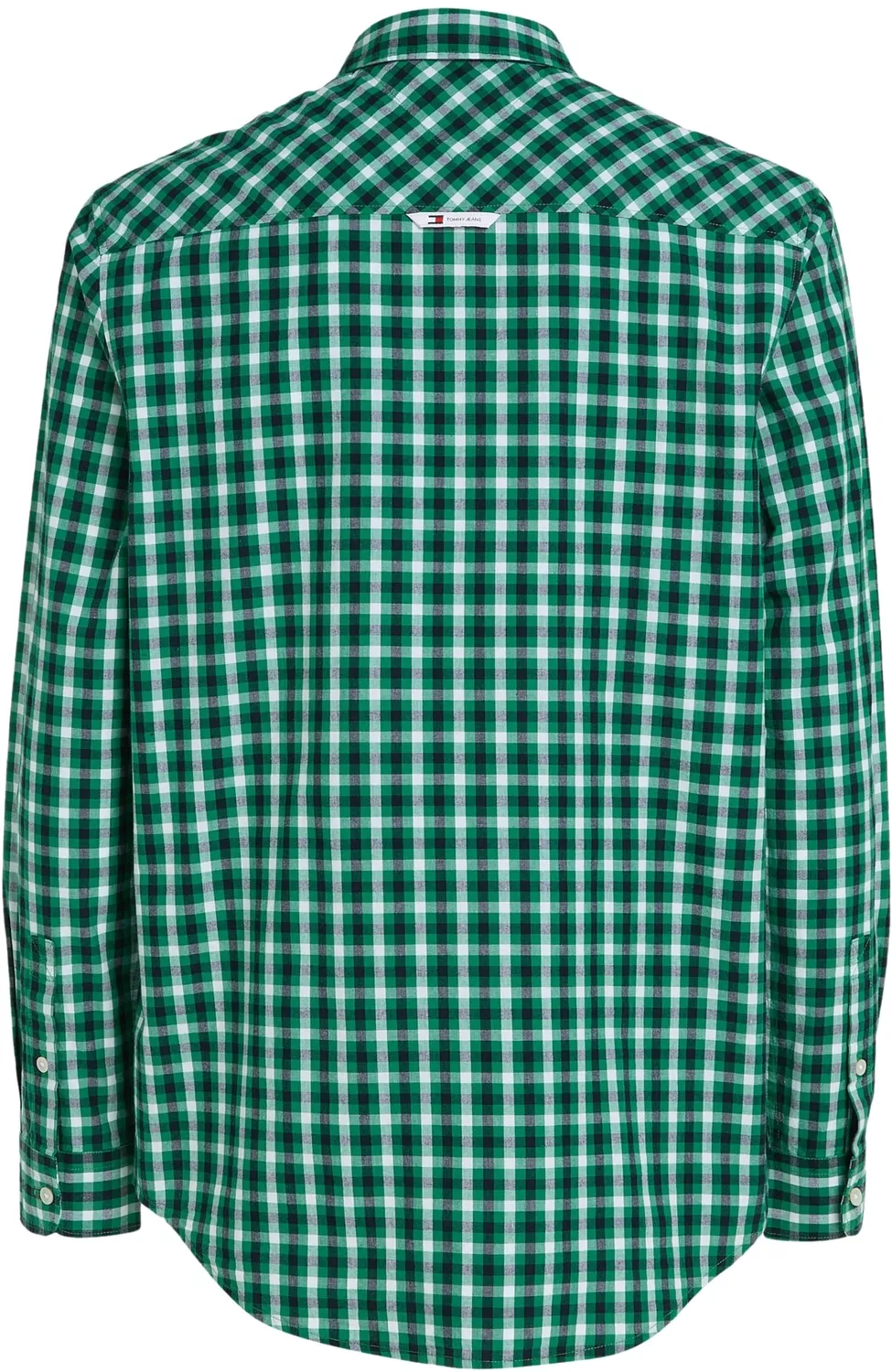 Tommy Jeans Check Hemd Langarm XXS Grün