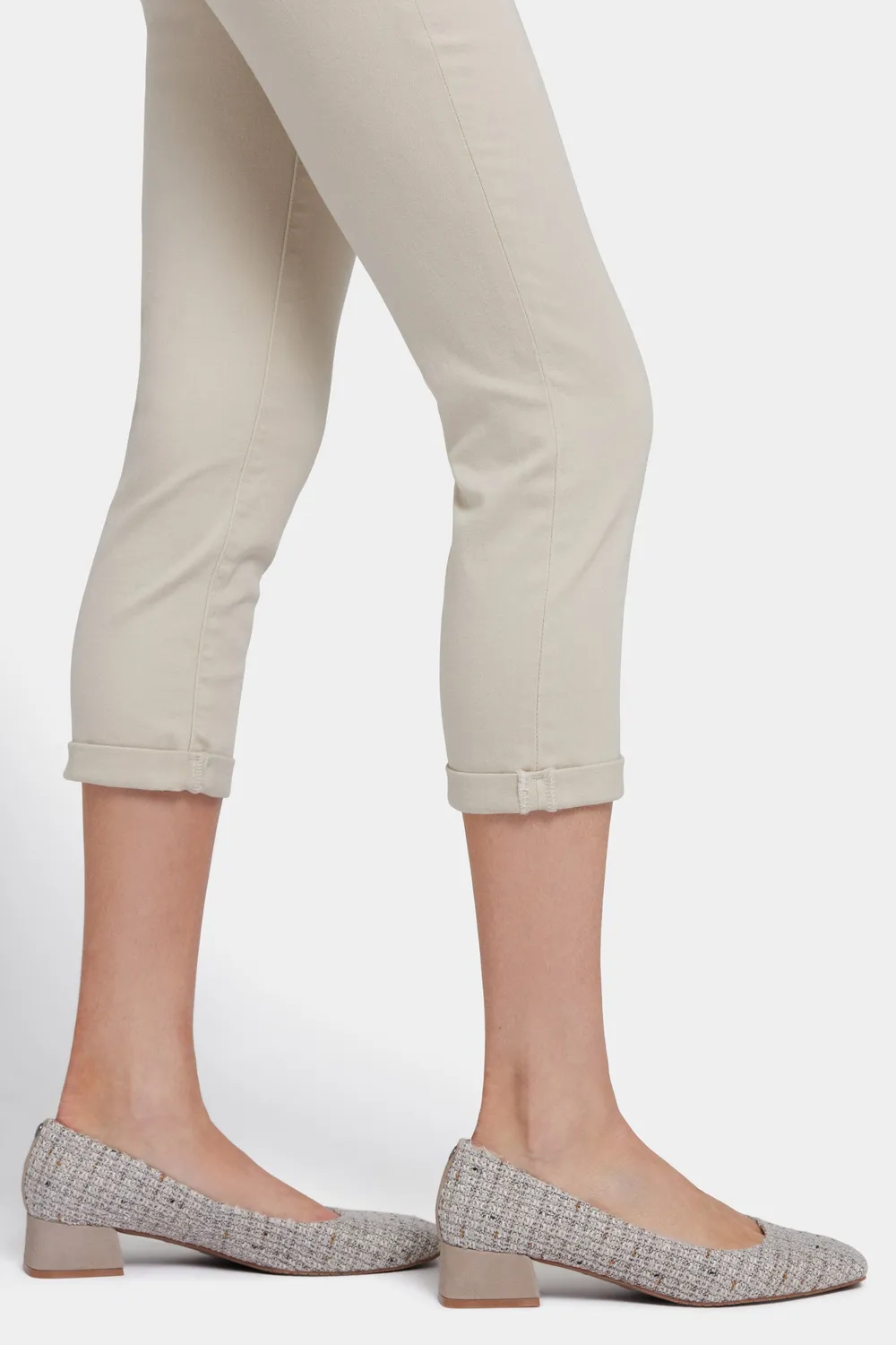 NYDJ Chloe Skinny Capri-Jeans Feather beige Slim