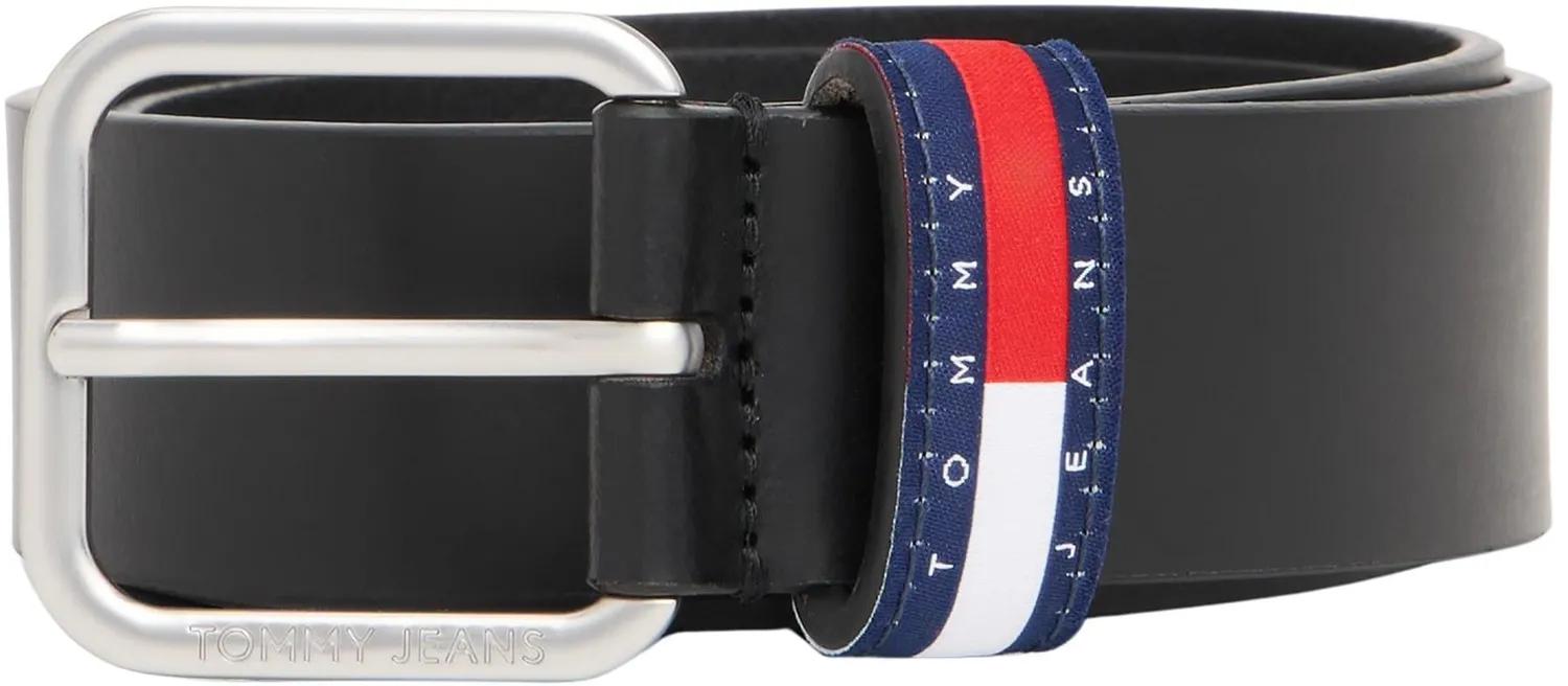 Tommy Jeans Ryan Regular Gürtel Leder 80 Black