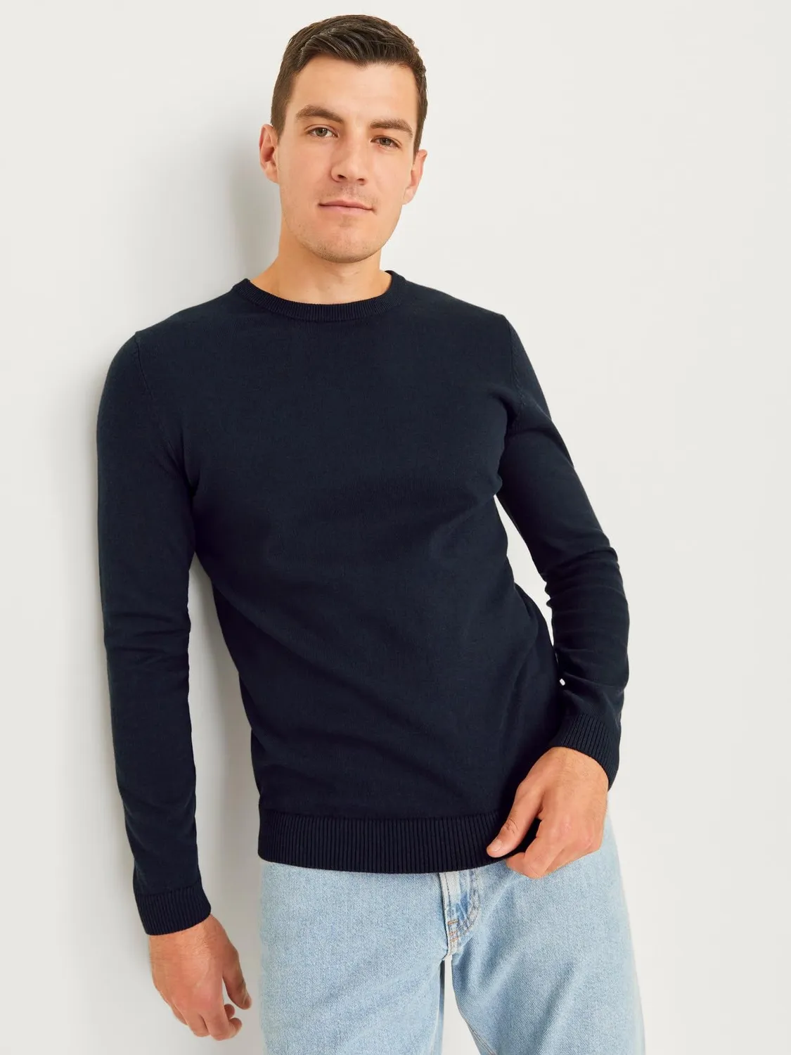 JJ Rebel Jrebcallum Knit Crew Neck Noos Strickpullover