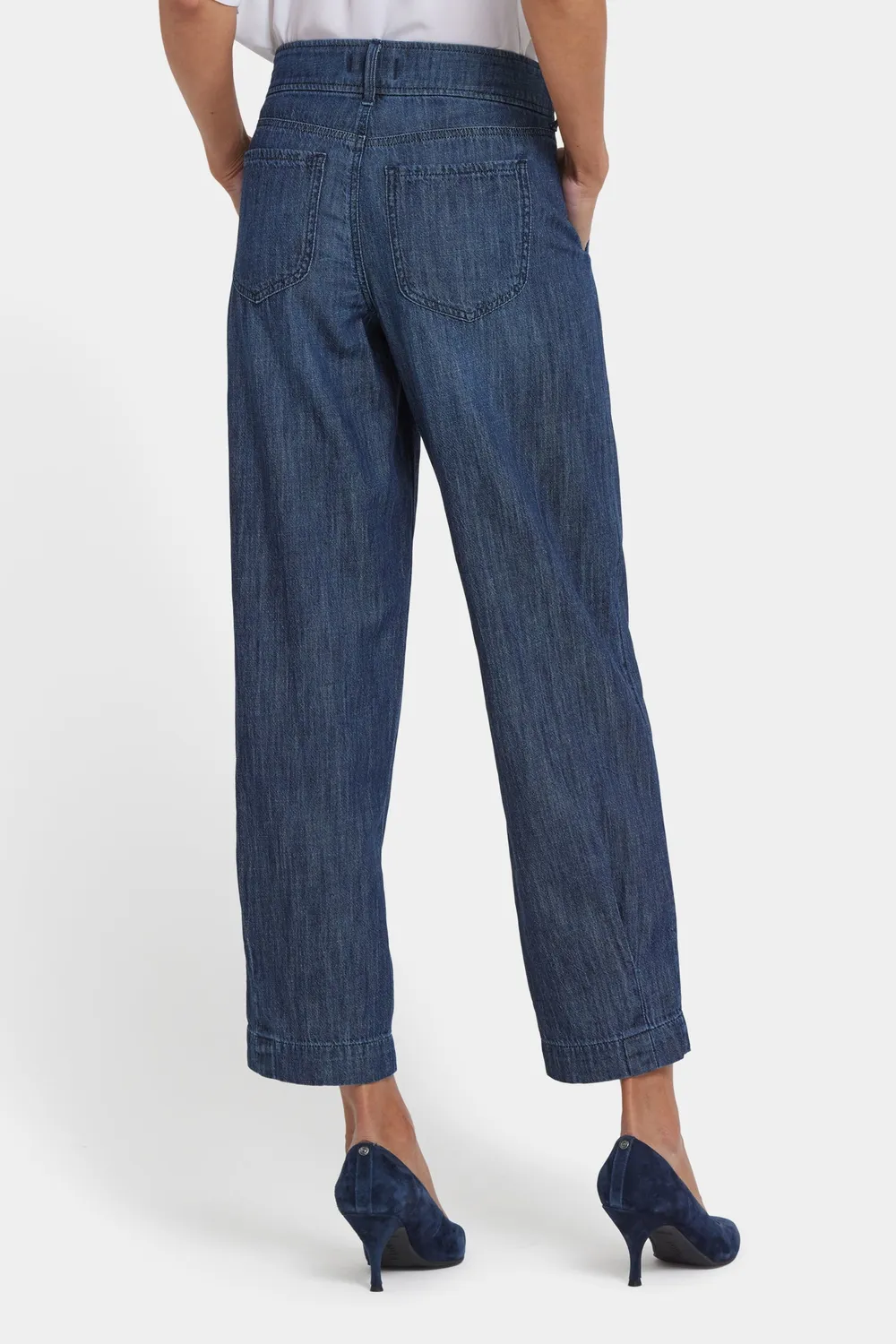 NYDJ Balloon Trouser Jeans La Mer dunkelblau relaxed