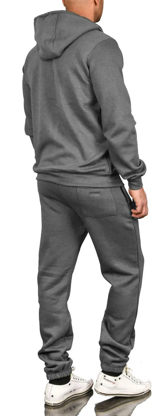 A. Salvarini AS071 Herren Sweatanzug Jogginganzug Set