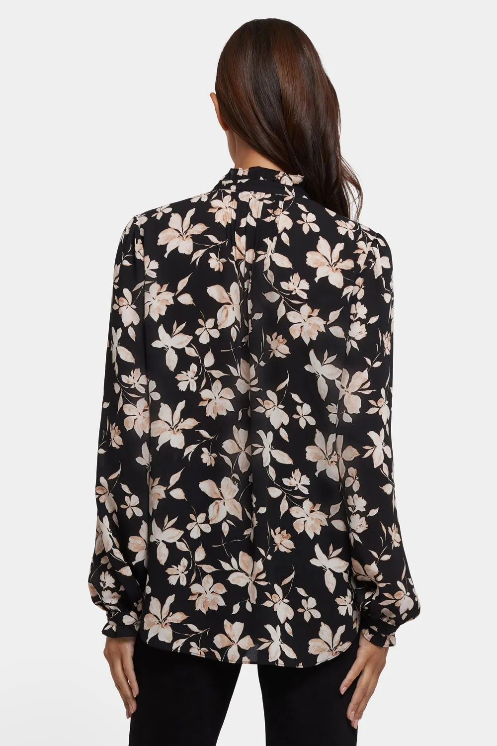 NYDJ Pleated Front Tunika Claudette Schwarz