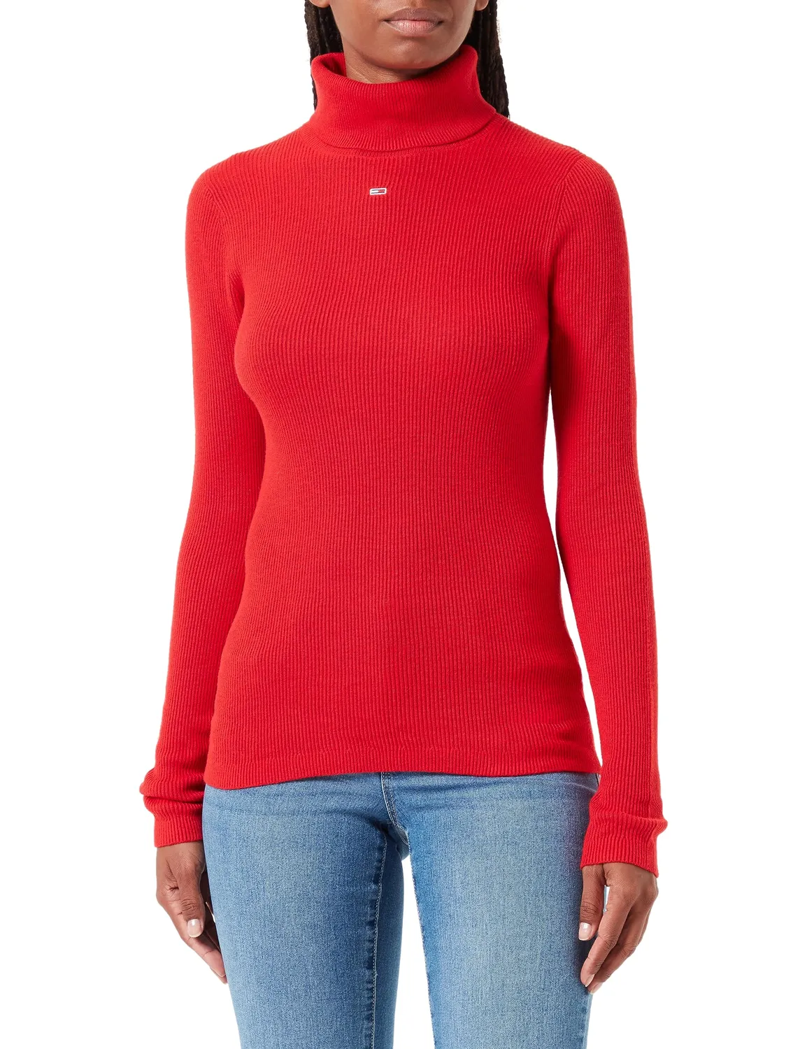 Tommy Jeans TJW Essential Turtleneck DW0DW16537 Pullover Damen