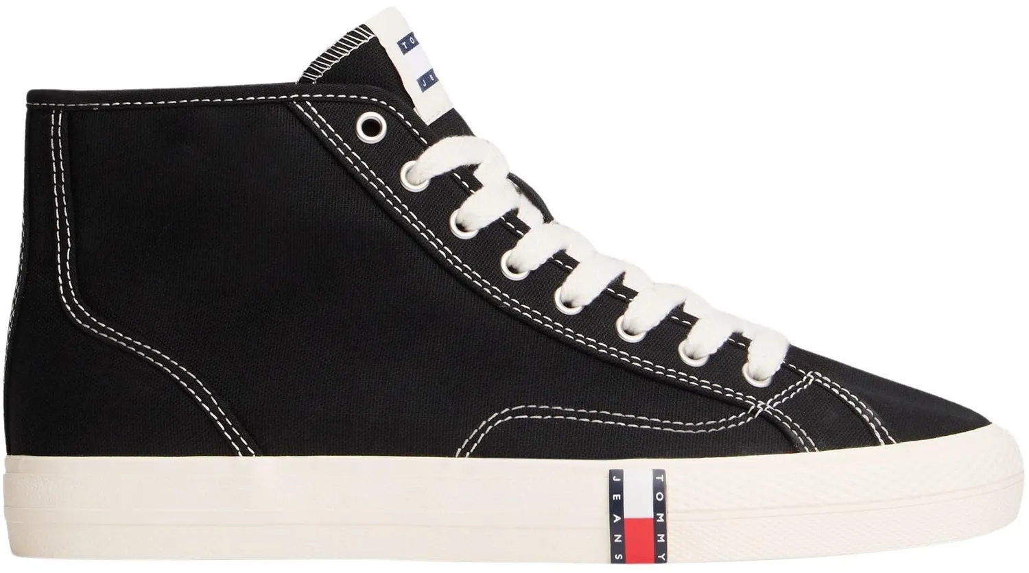 Tommy Jeans Archive Y2K EN0EN03034 Mid-Top Sneaker Gr.38 schwarz