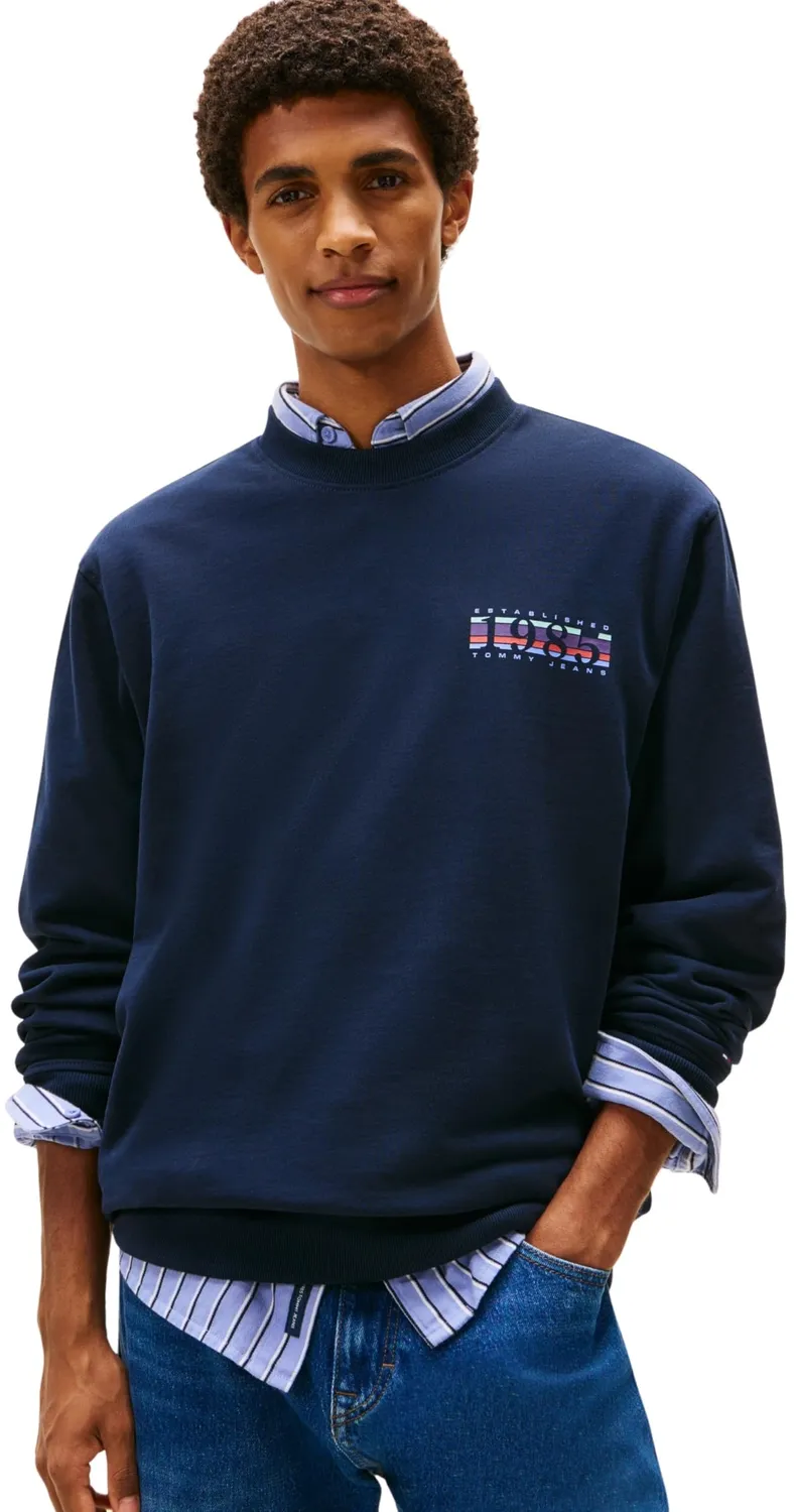 Tommy Jeans TJM DM0DM22377 Sweatshirt Herren weich