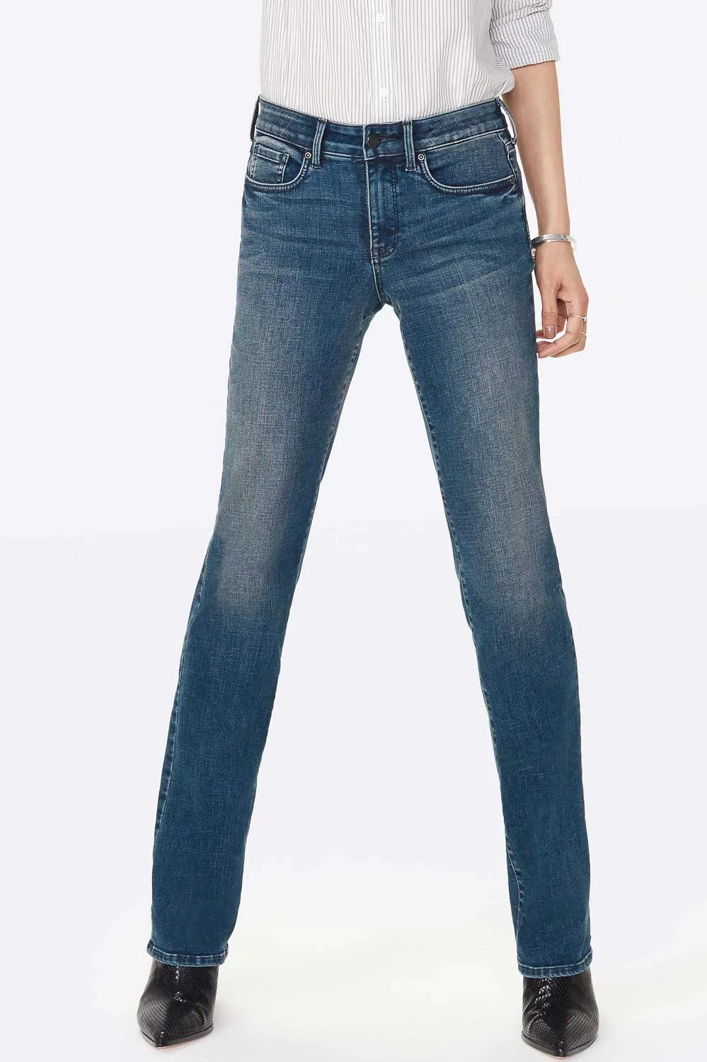 NYDJ Marilyn Straight Jeans Lombard