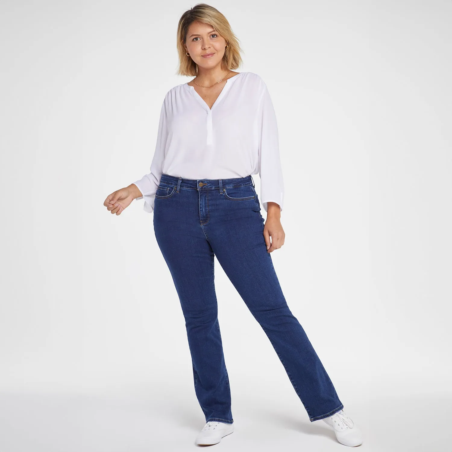 NYDJ Barbara Bootcut Plus Jeans Quinn weit