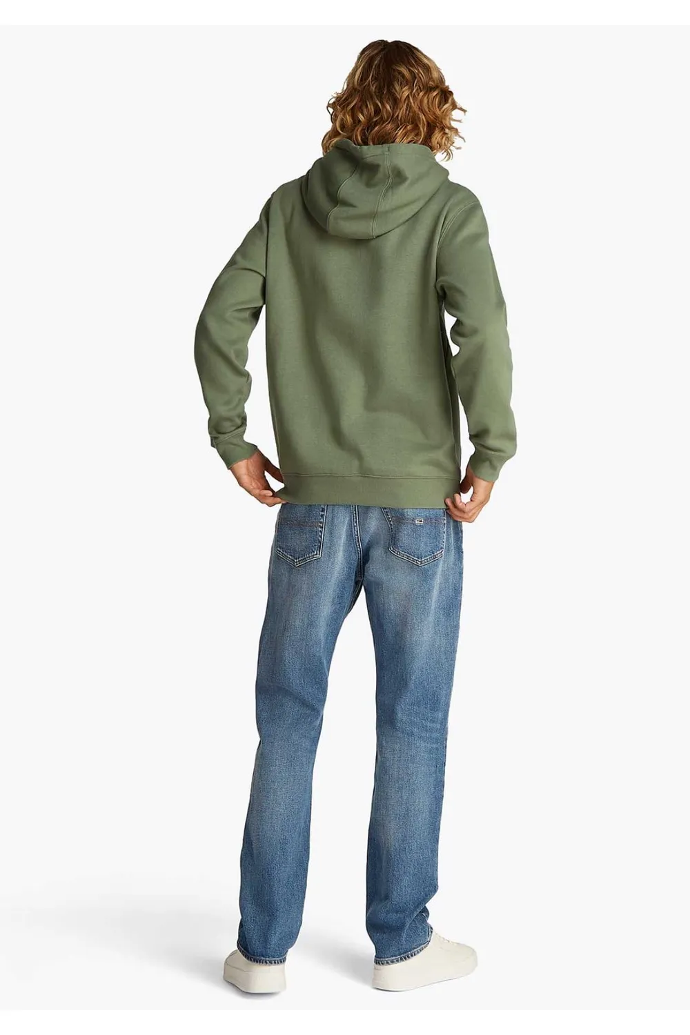 Tommy Jeans TJM Reg Flag Hoodie Herren 3XL Grün
