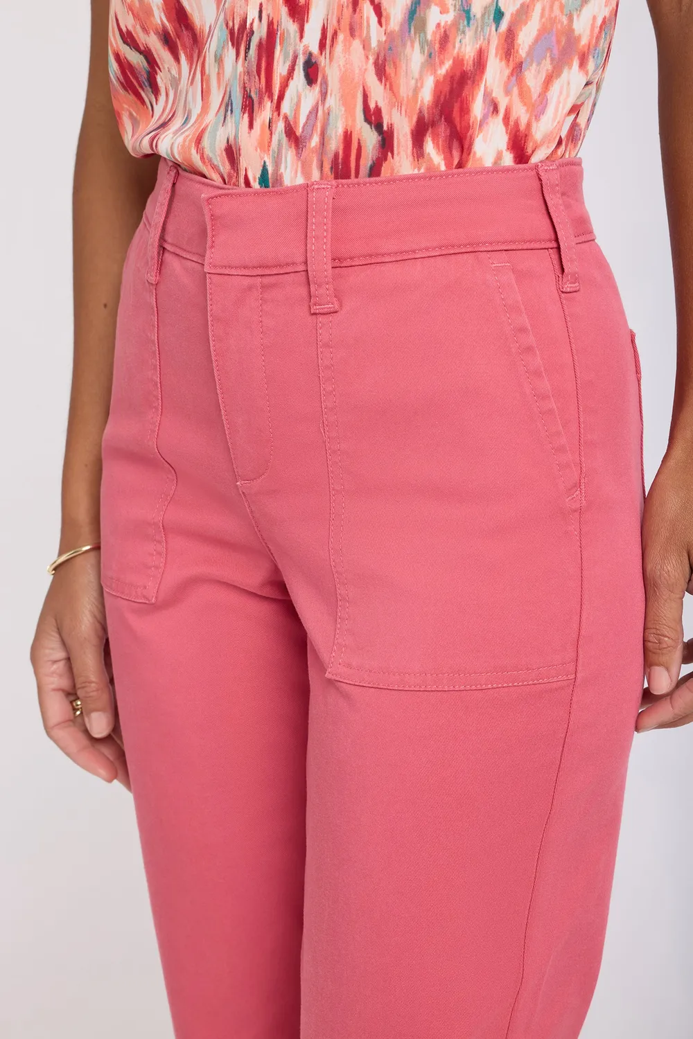 NYDJ Utility Hose Chrysanthemum Twill cropped