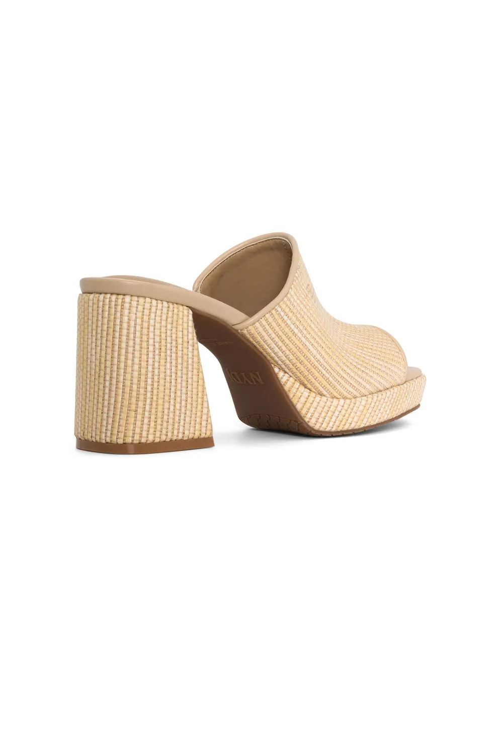 NYDJ Dewi Platform Sandals Natural Plateau