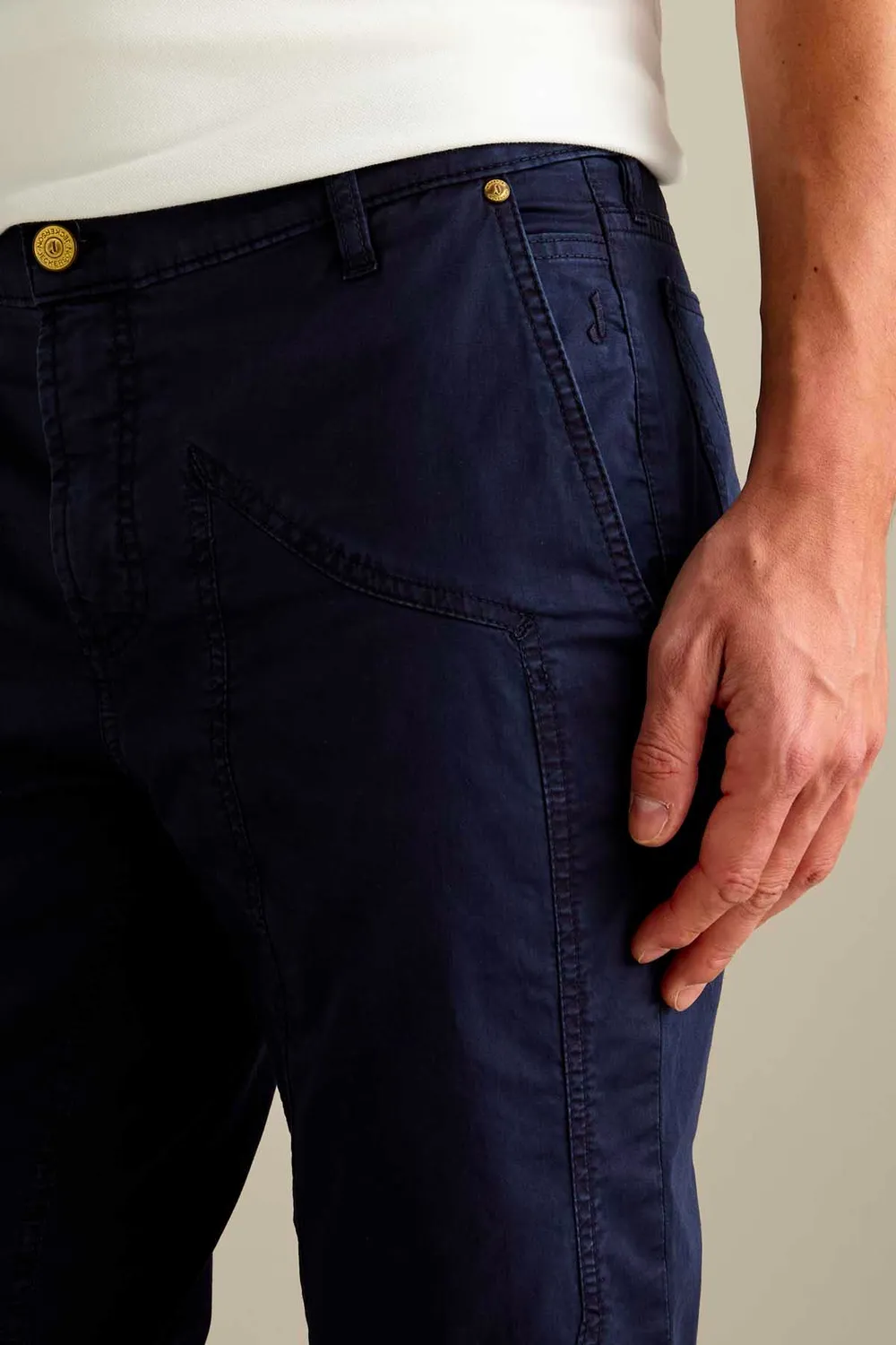 Jeckerson Jevon Chino Hose Dunkelblau Slim Fit
