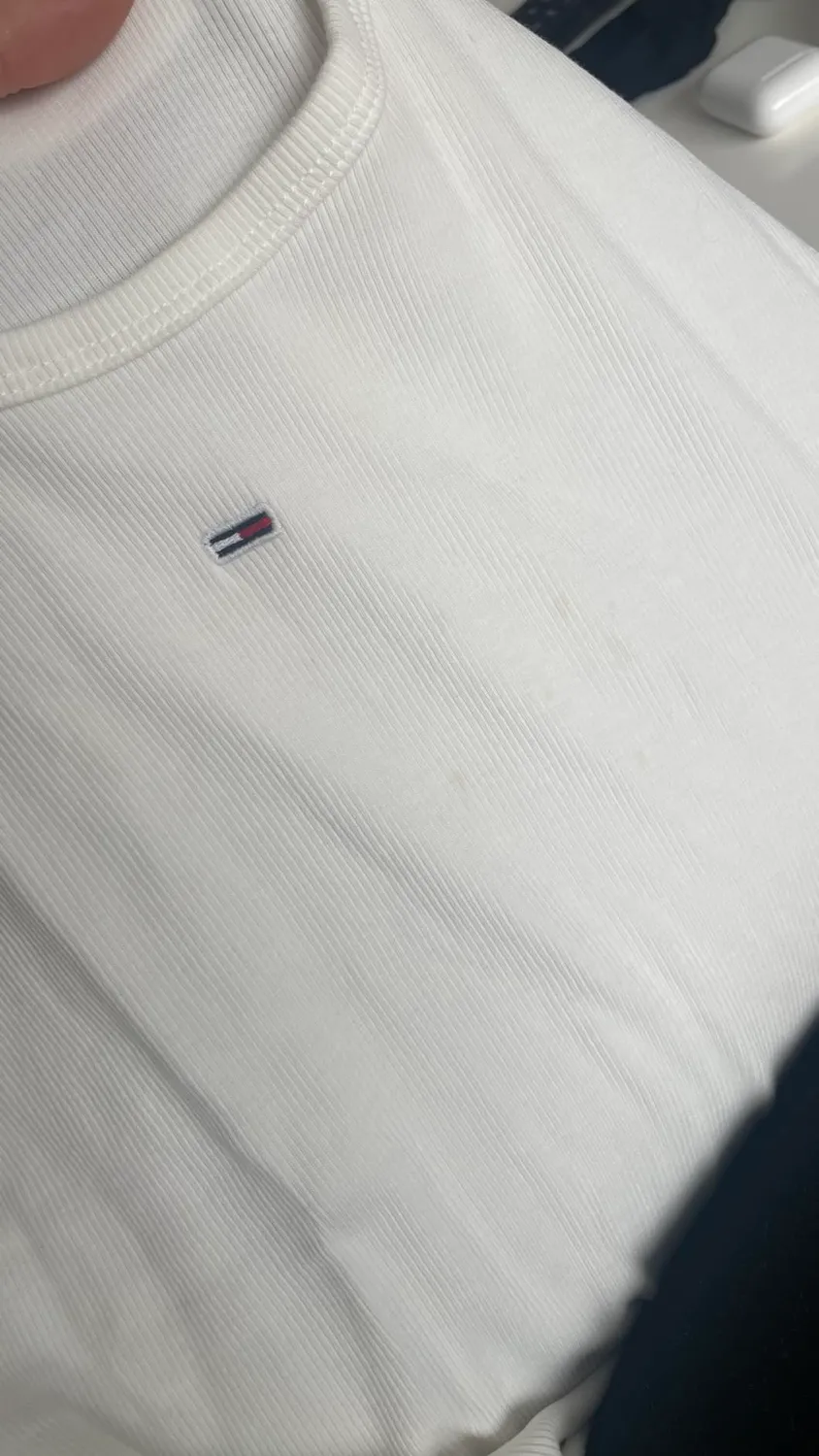 Tommy Jeans Essential Rib Slim Fit T-Shirt M 2er Pack gerippt