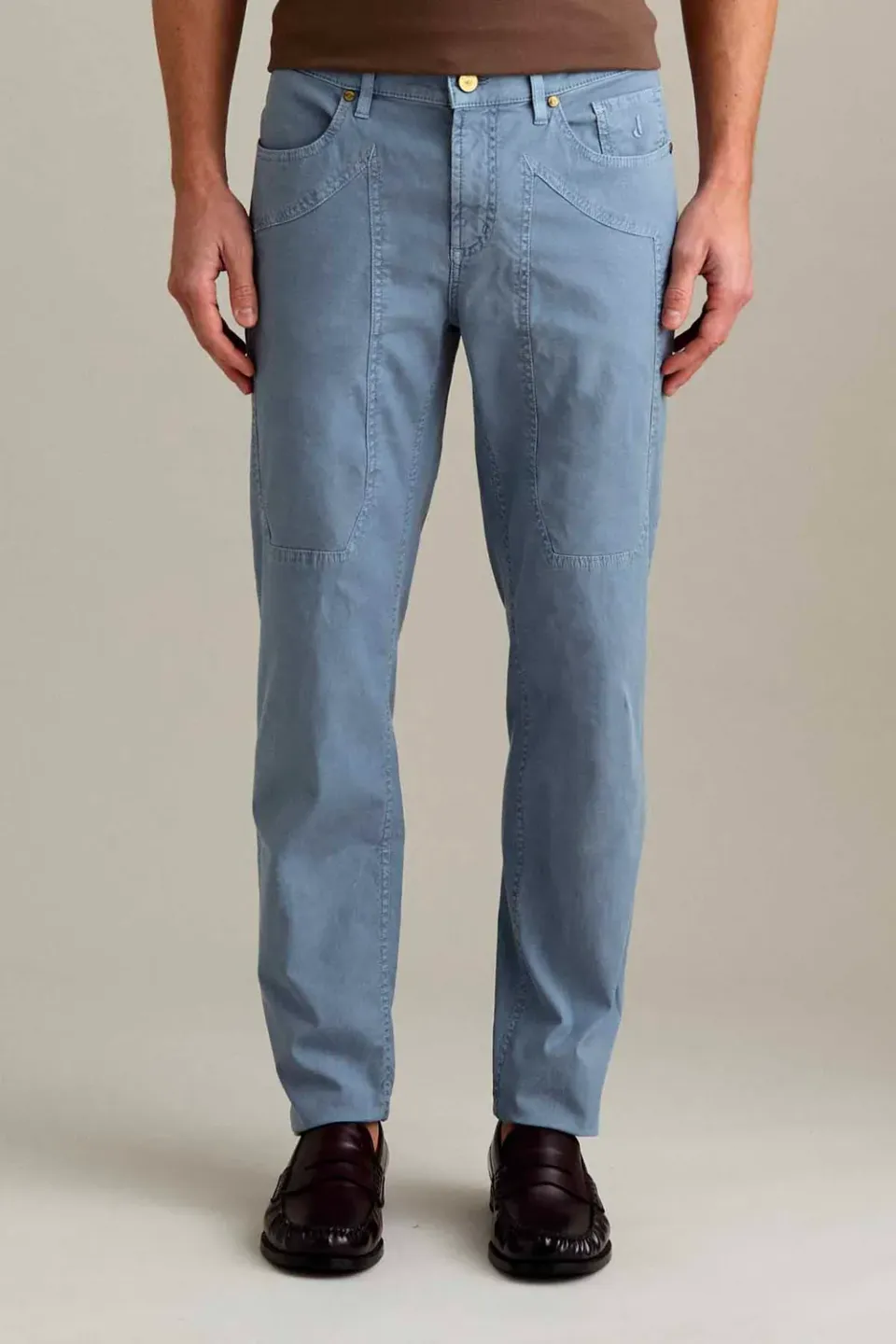 Jeckerson John Toppa Slim Hose staubblau