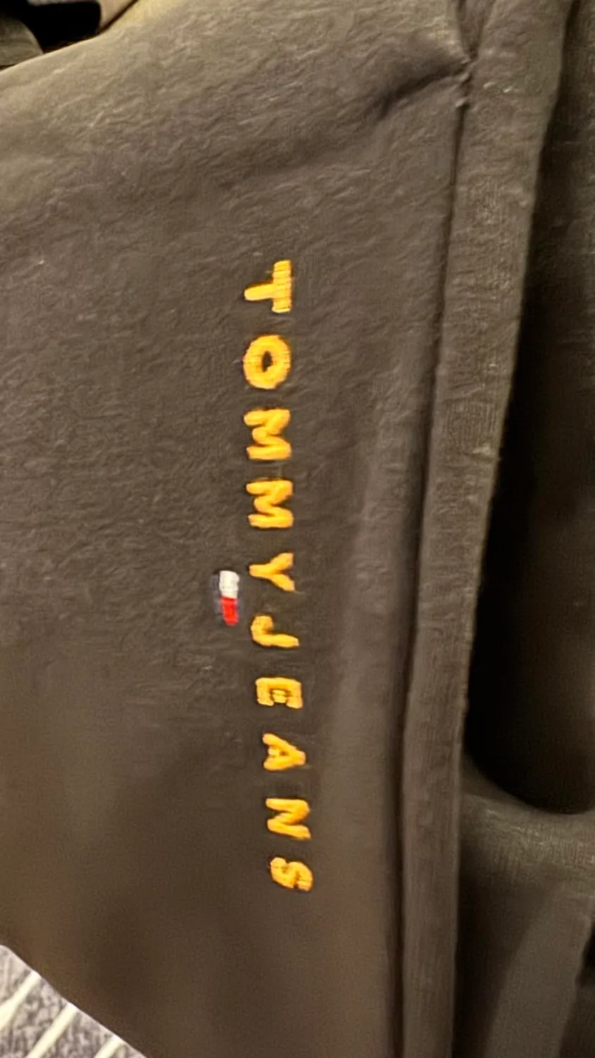 Tommy Jeans TJM Linear Sweatpant Trainingshose M Schwarz