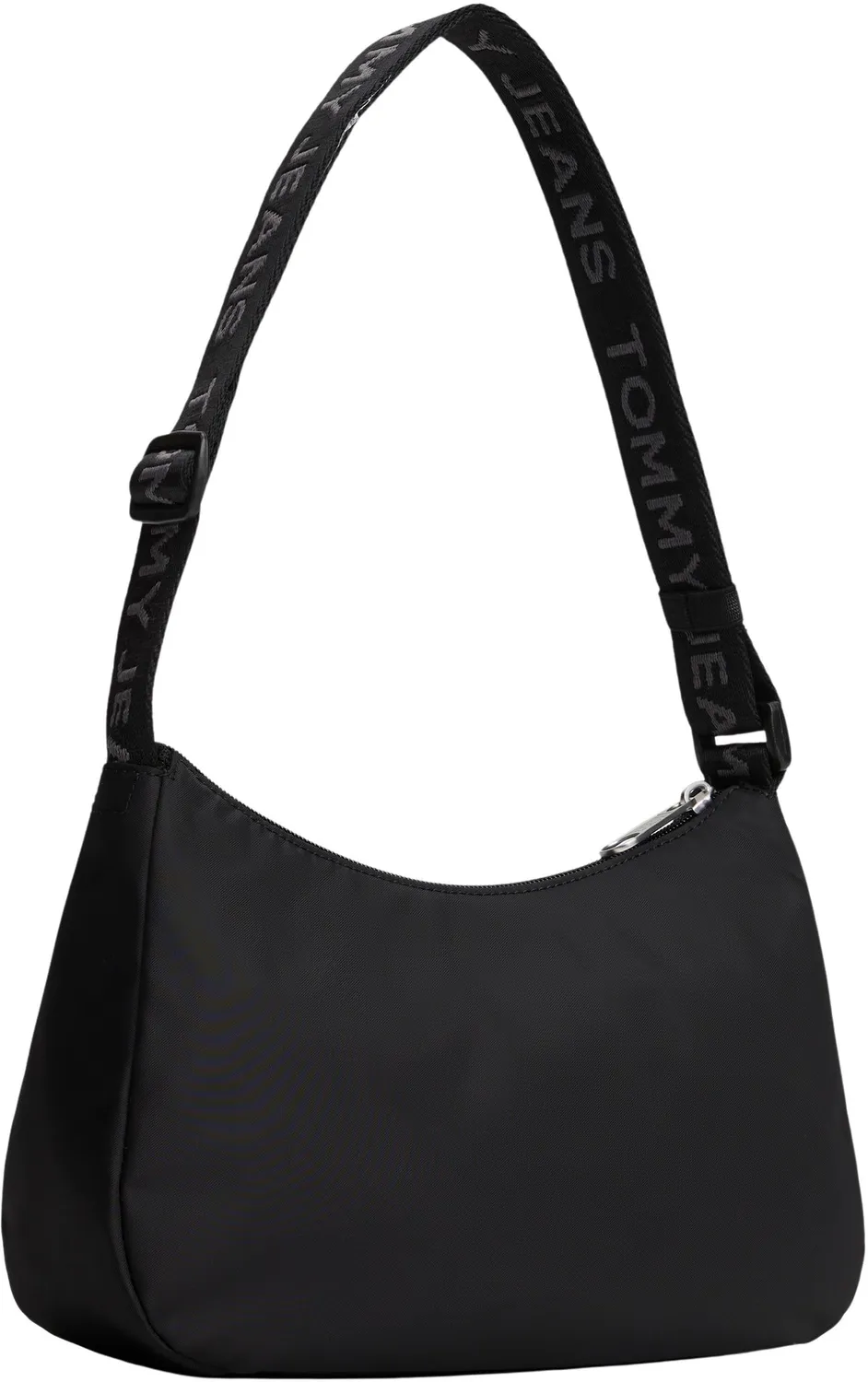Tommy Jeans Daily Schultertasche Damen Schwarz mit Reißverschluss
