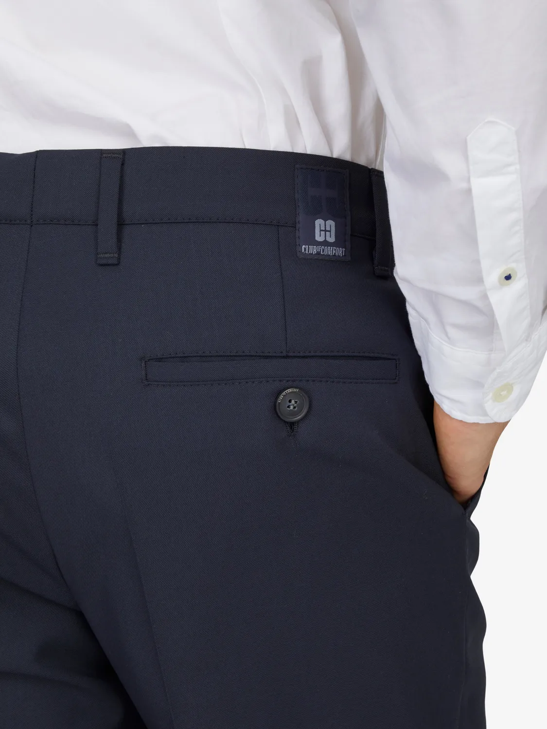 Club of Comfort Santos 2590 Stoffhose dunkelblau Wolle
