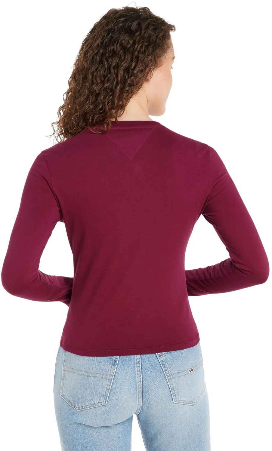 Tommy Jeans Essential Slim Fit Langarmshirt Damen M Langarm