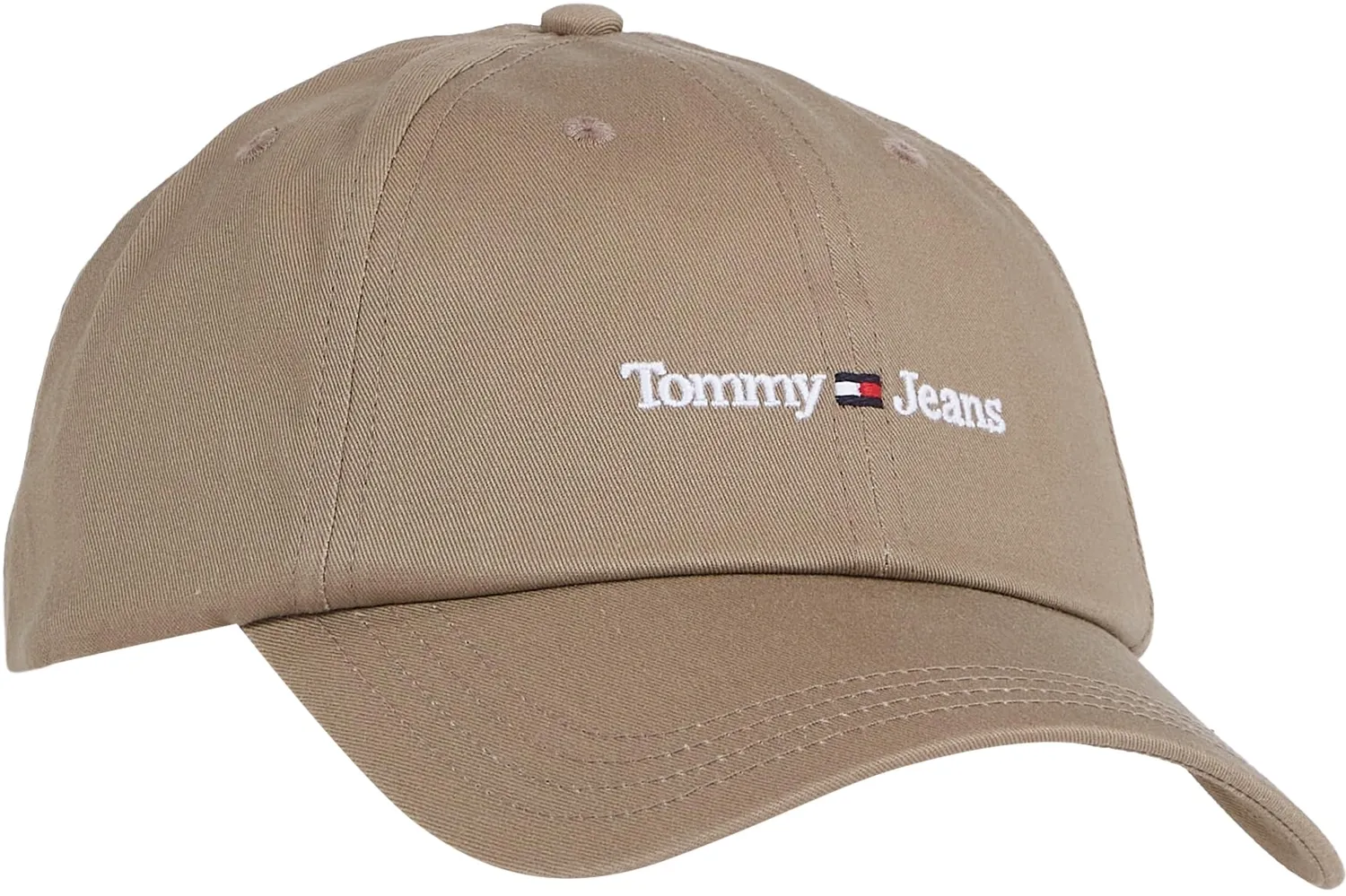 Tommy Jeans TJM Sport Cap Baseball-Cap Grau mit Logo
