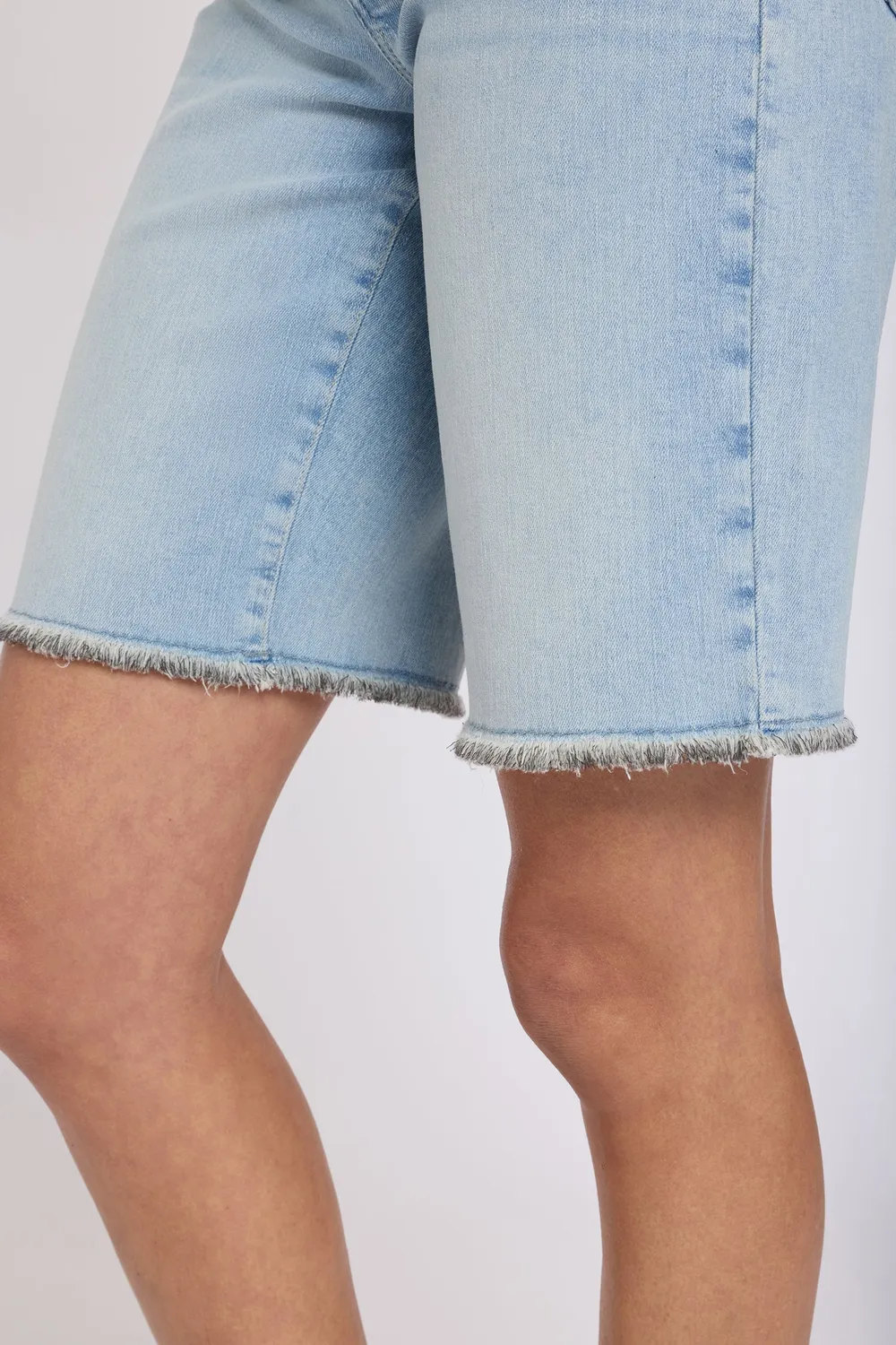 NYDJ Boyfriend Denim Shorts Keys View hellblau