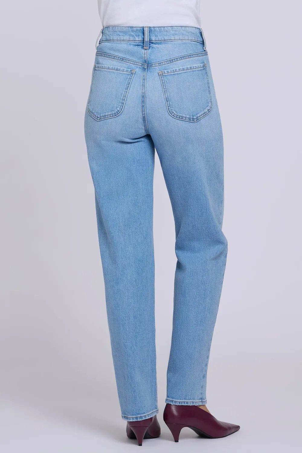 NYDJ Kasey Stovepipe Jeans Trefoil blau slim