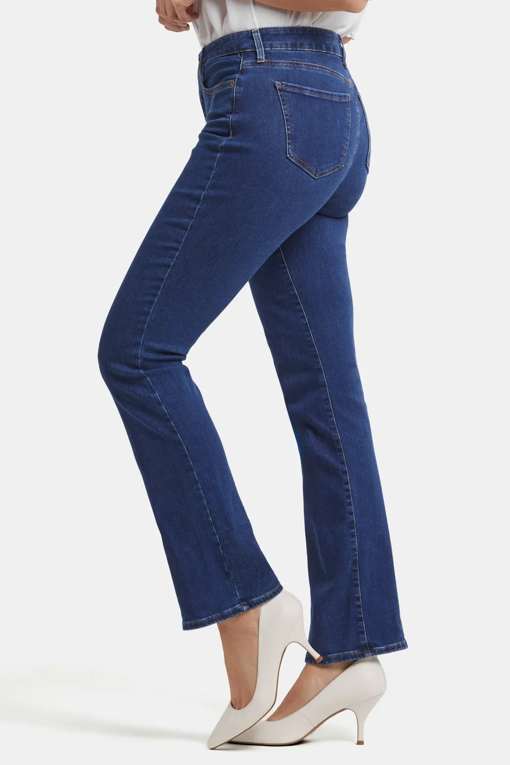 NYDJ Barbara Bootcut Jeans Quinn blaumittel